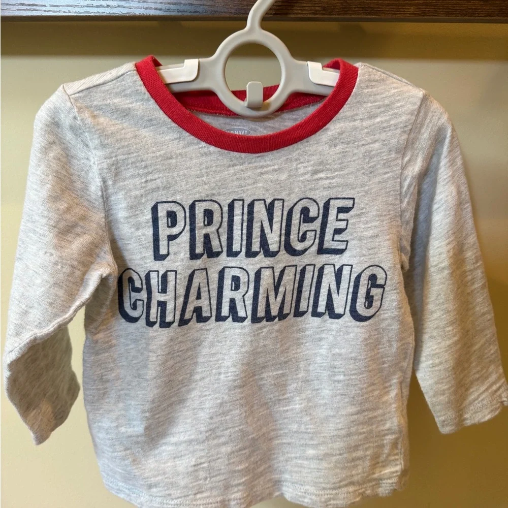 Gymboree/ Old Navy Toddler Boys PRINCE CHARMING Tops and Shorts Bundle